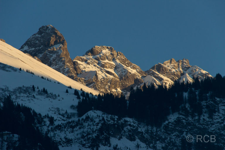 Trettachspitze, Mädelegabel und Hochfrottspitze - das "Oberstdorfer Dreigestirn"