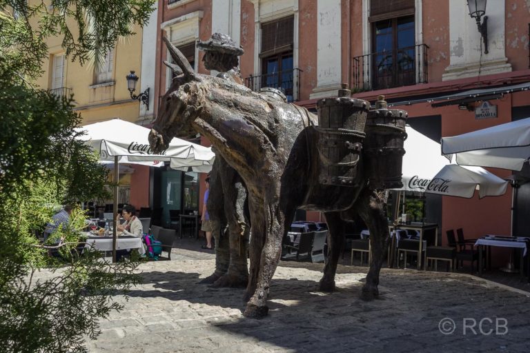 Wasserträgerdenkmal, Plaza de la Romanilla, Granada