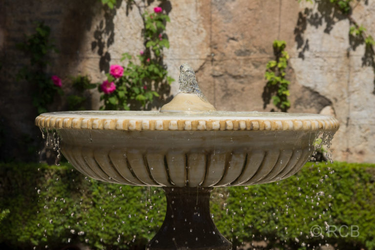 Granada, Wasserspiele im Generalife