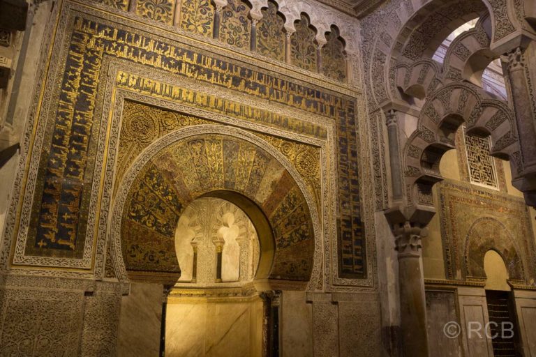Córdoba, Mezquita, Zutritt zum Mihrab (Gebetsnische) der Moschee
