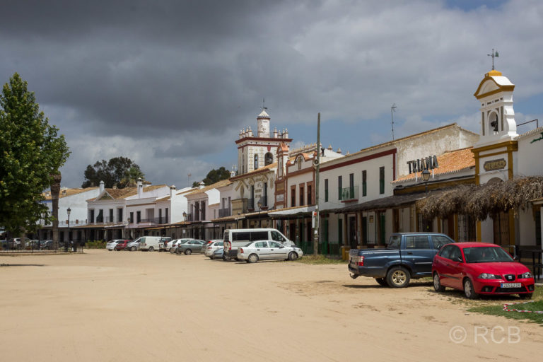 Straße in El Rocío