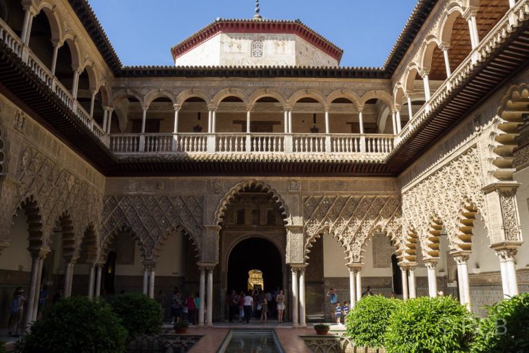 Sevilla, Reales Alcázares, Patio de las Doncellas