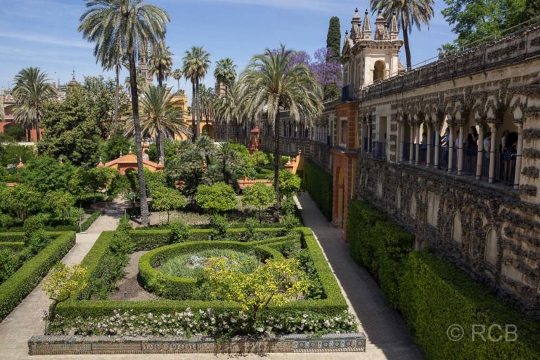 Sevilla, Garten der Reales Alcázares