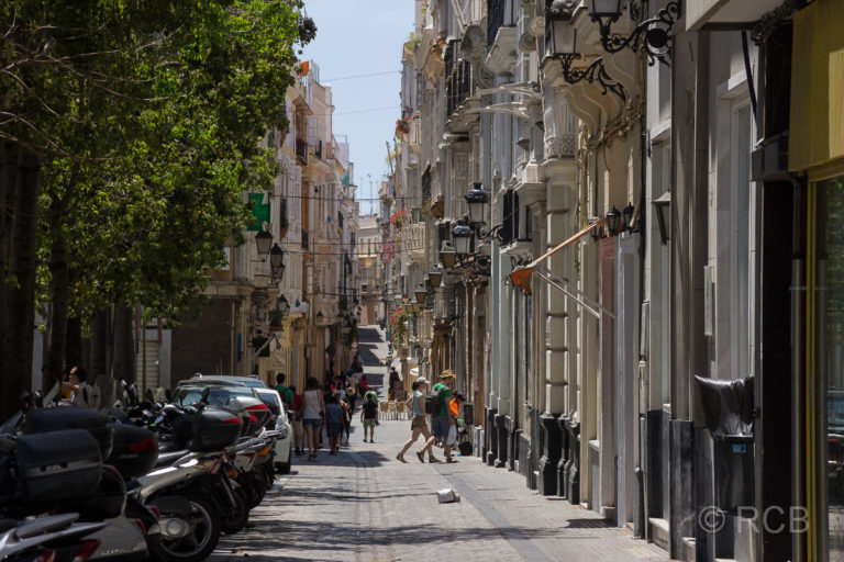 in der Altstadt von Cádiz