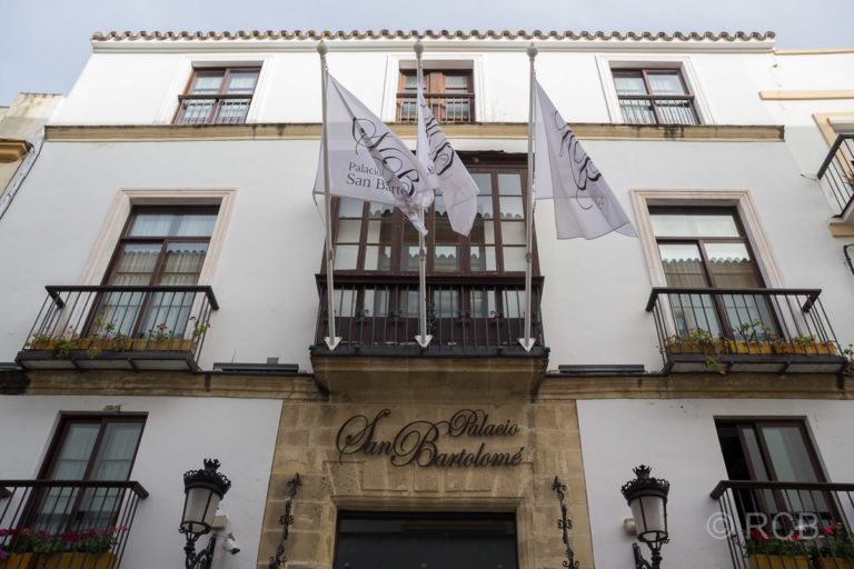 unser Hotel "Palacio San Bartolomé", El Puerto de Sta. María