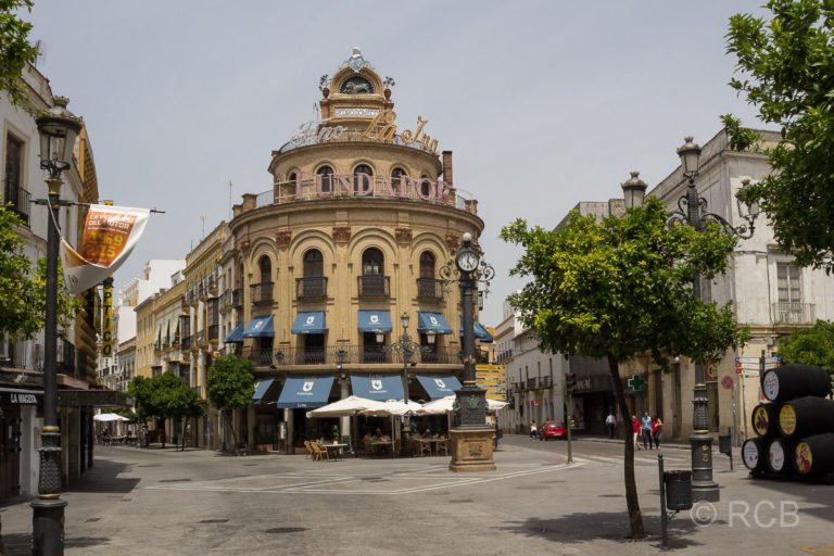 Jerez de la Frontera, "El Gallo Azul" an der Plaza Esteve