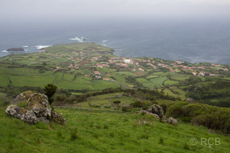 Blick auf Ponta Delgada / Flores