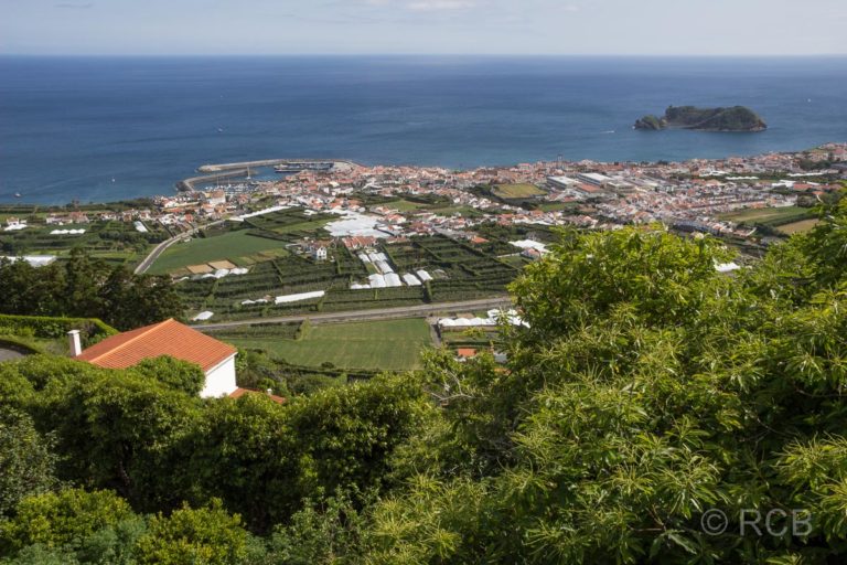 Blick auf Vila Franca do Campo