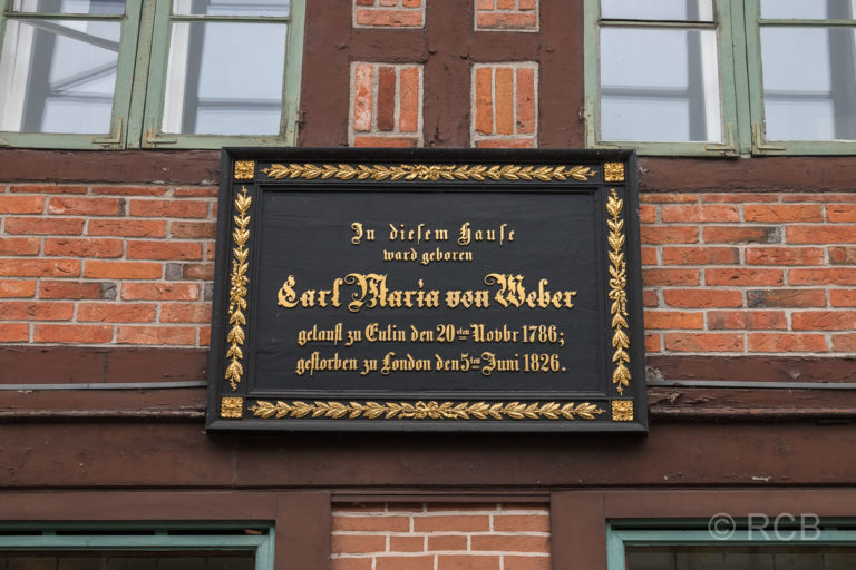 Eutin, Geburtshaus von Carl Maria von Weber