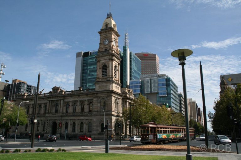 Adelaide, Victoria Square mit Hauptpost