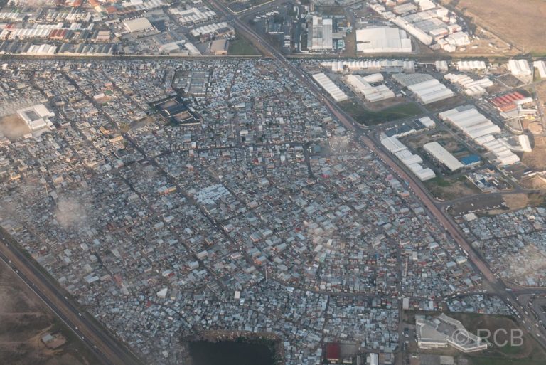 Kapstadt, Township aus der Luft