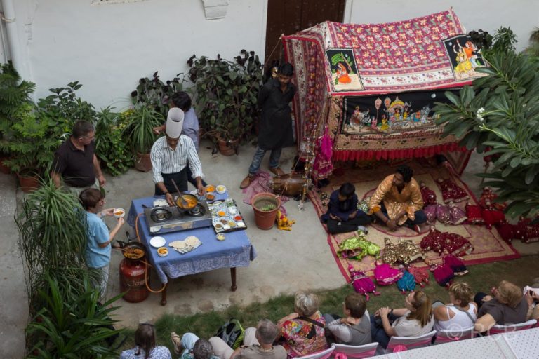 "Kochkurs" in einem Haveli in Jaipur