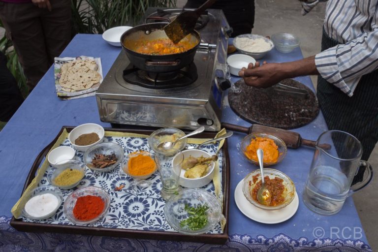 "Kochkurs" in einem Haveli in Jaipur