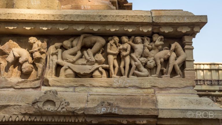 Khajuraho, Lakshmana-Tempel, Detail