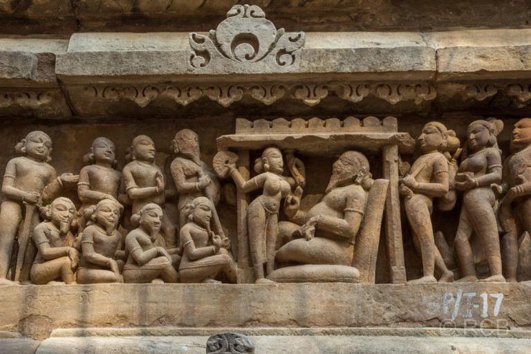 Khajuraho, Lakshmana-Tempel, Tempel-Relief
