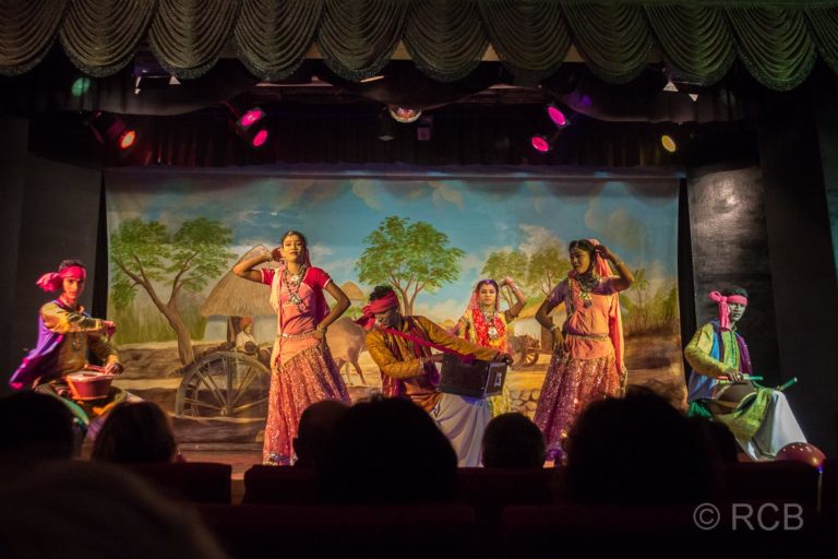 Khajuraho, abendliche Folklore-Show