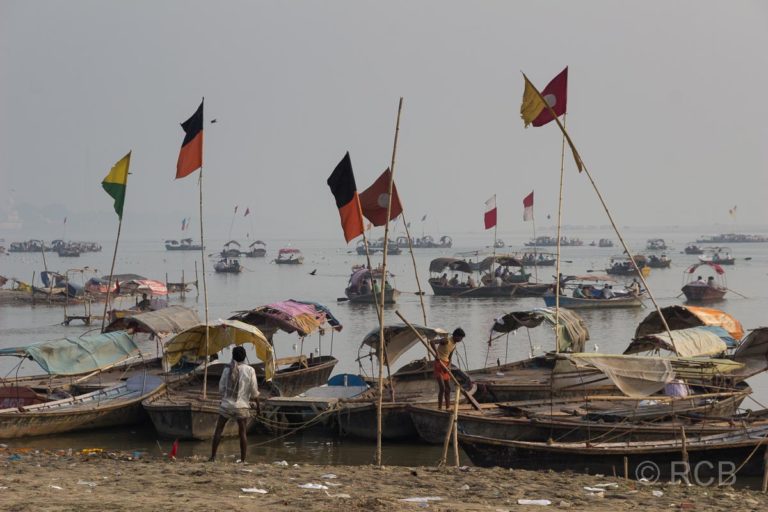 Allahabad, am Sangam, dem Zusammenfluss von Ganges und Yamuna