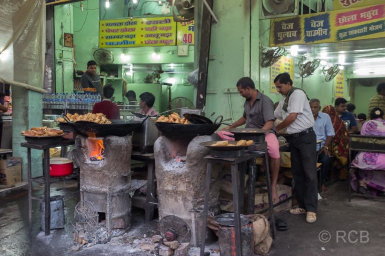 Varanasi, Garküche in der Altstadt