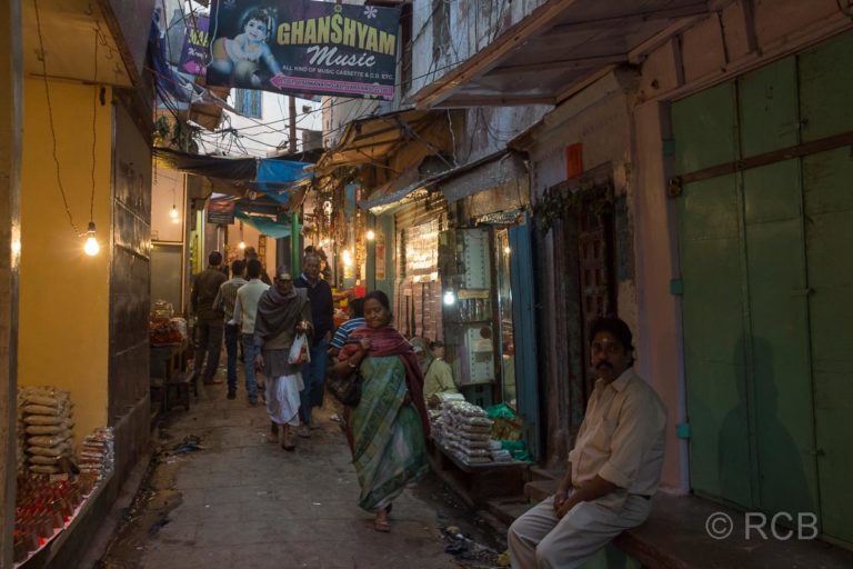 Varanasi, Straßenszene in der Altstadt