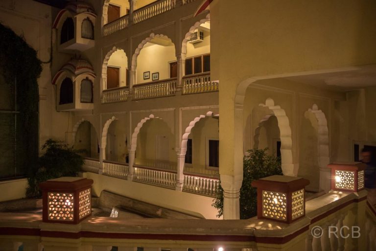 Hotel Mandewa Haveli, Jaipur bei Nacht