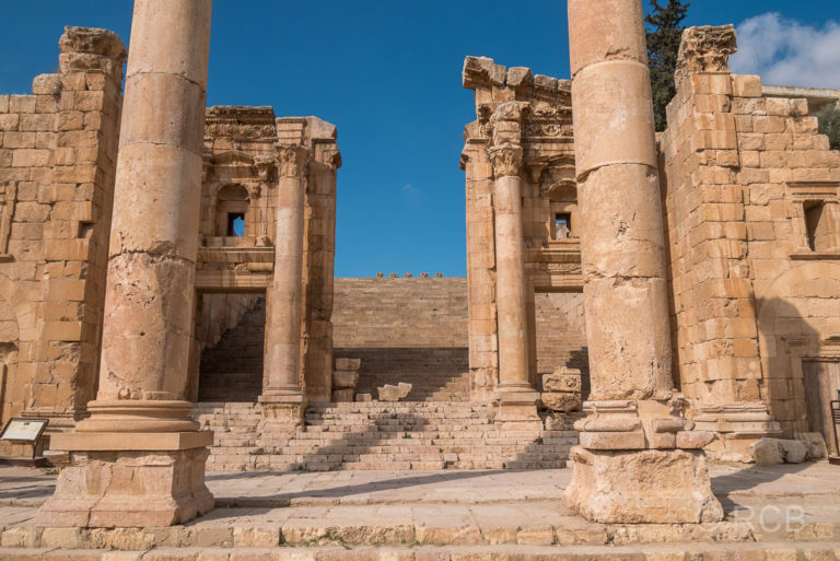 Jerash, Treppe zum Artemistempel