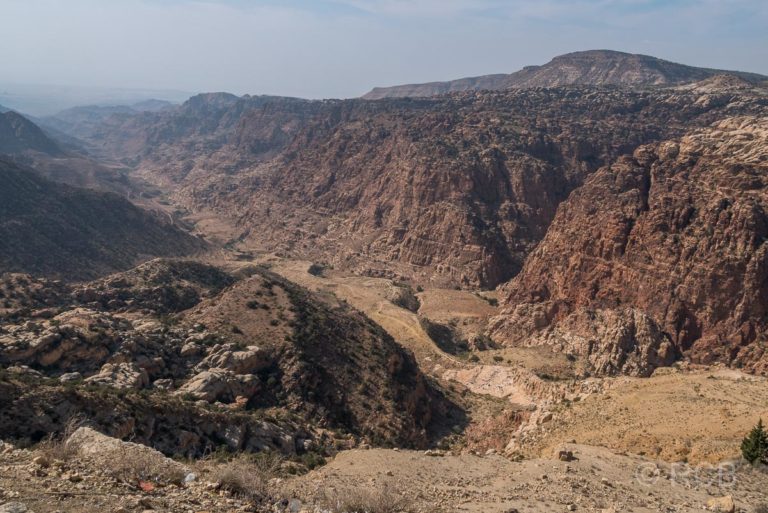Blick ins Wadi Dana