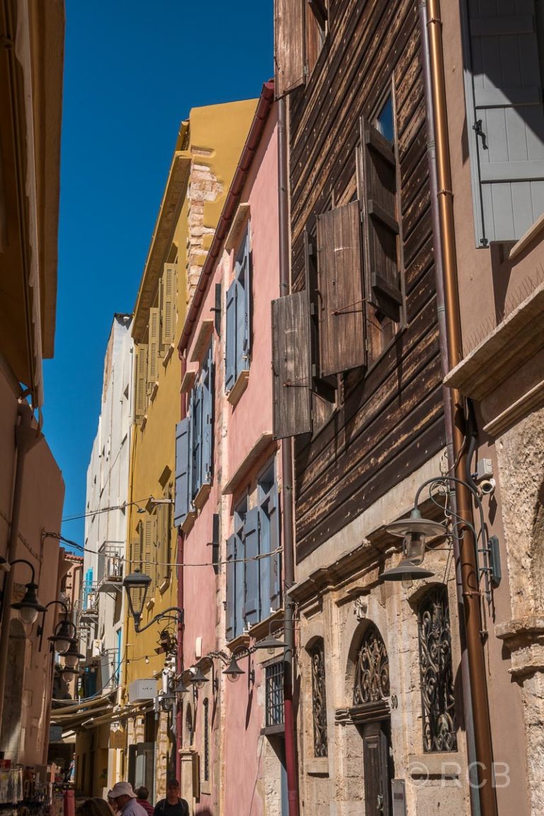 Chania, Häuserfassaden in der venezianischen Altstadt