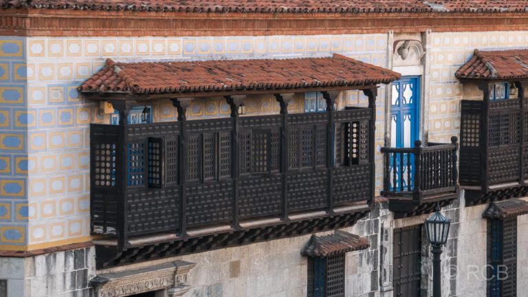 Balkon an der Casa de Diego Velázquez, Kubas ältestem Haus (1519)