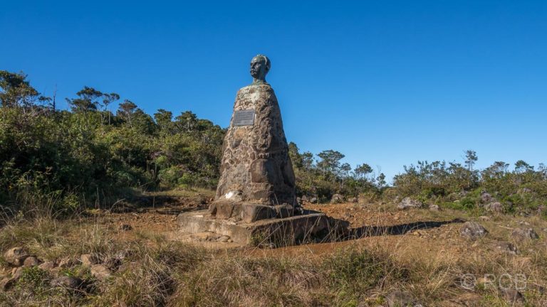Denkmal des Nationalhelden José Martí am Gipfel des Pico Turquino