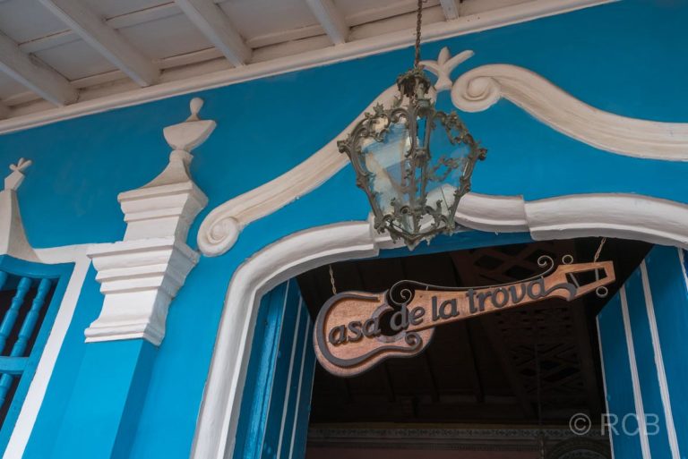 Trinidad, Eingang zur Casa de la Trova