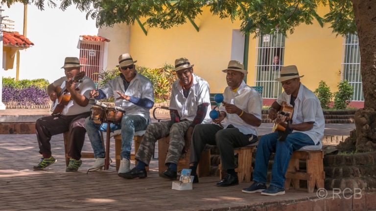 Musikcombo in der historischen Altstadt von Trinidad