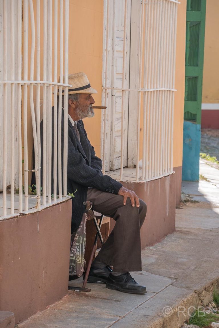 alter Kubaner in Trinidad