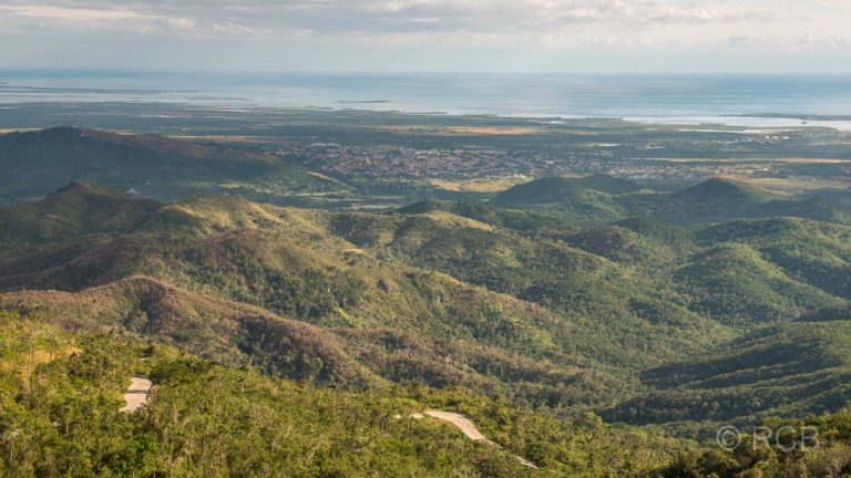 Blick auf Trinidad von der Sierra del Escambray aus