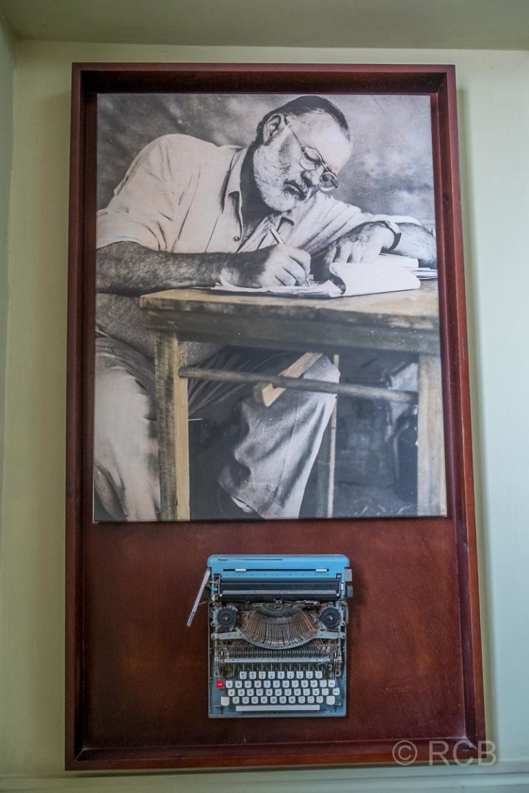 Hemingways Schreibmaschine im Hotel Ambos Mundos