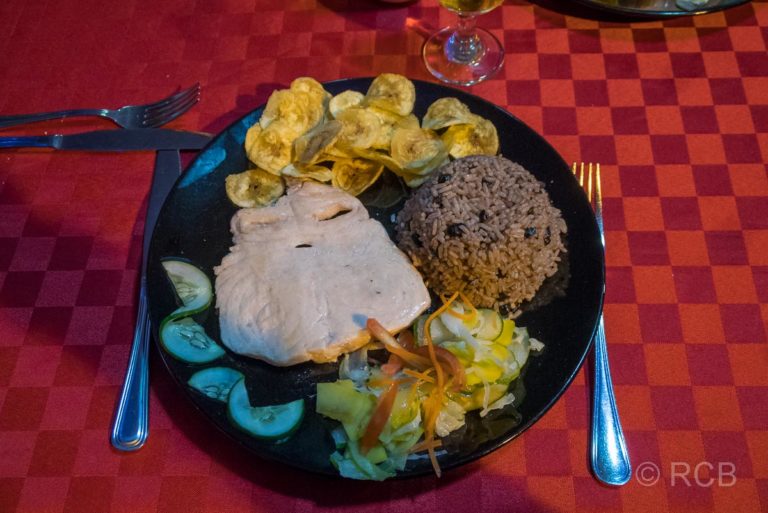 Baracoa, Abendessen im Restaurant "La Fortaleza"