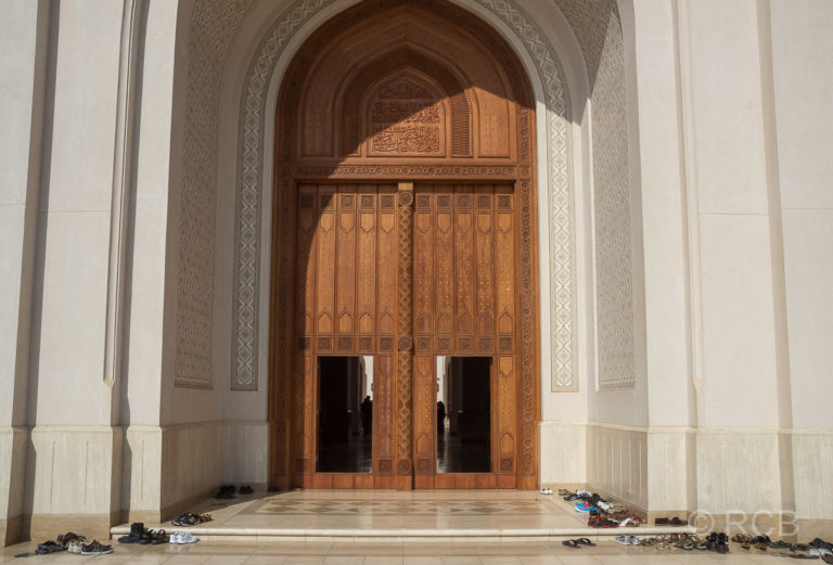Salalah, Eingang zur Moschee