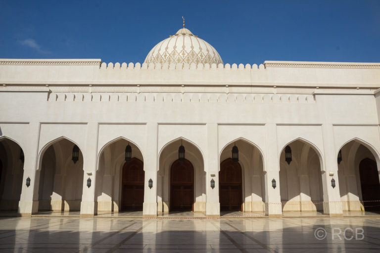 Salalah, Innenhof der Moschee