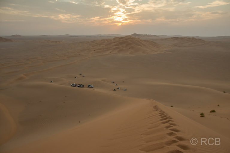 unser erstes Wüstencamp bei Al Hashman