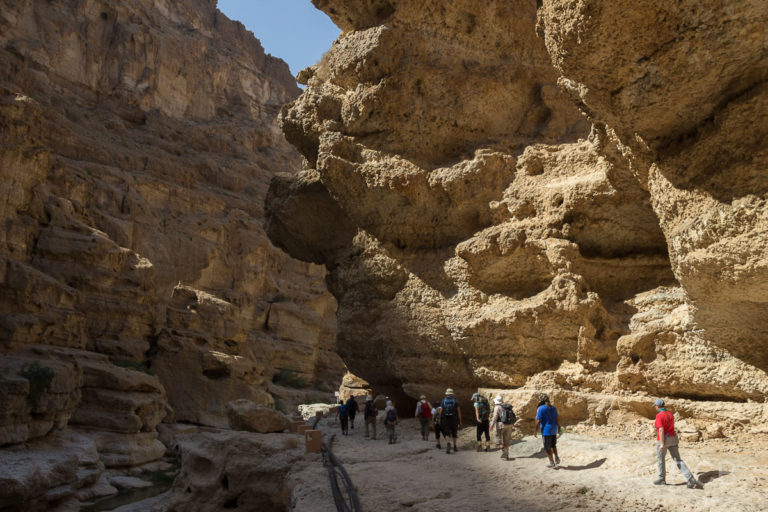Wanderung durch's Wadi Shab