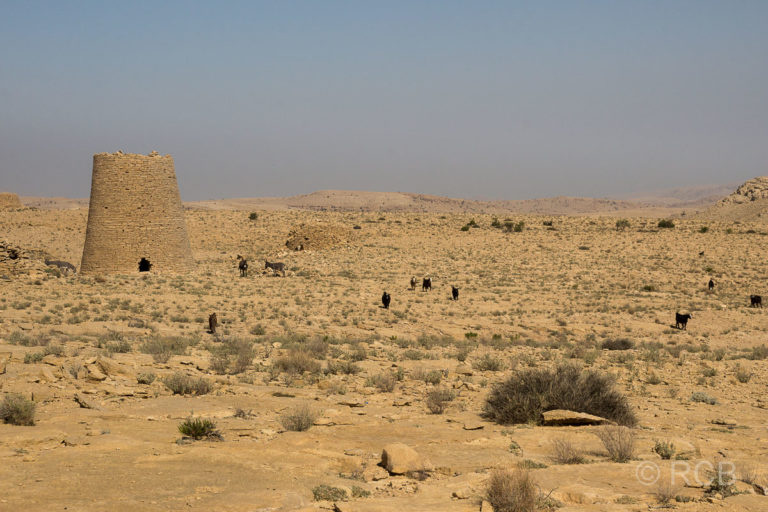 Grabtürme auf dem Hajar-Gebirge