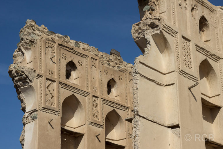 Al Minzafah, Hauswand in einer Ruine