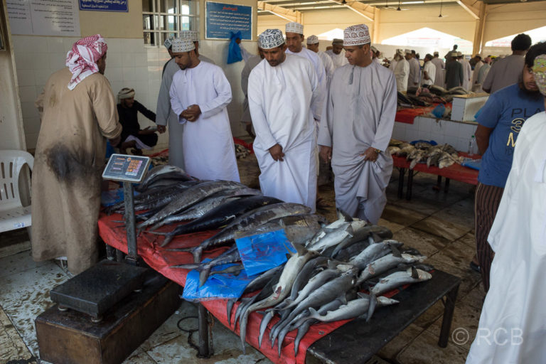 Fischmarkt in Sinaw