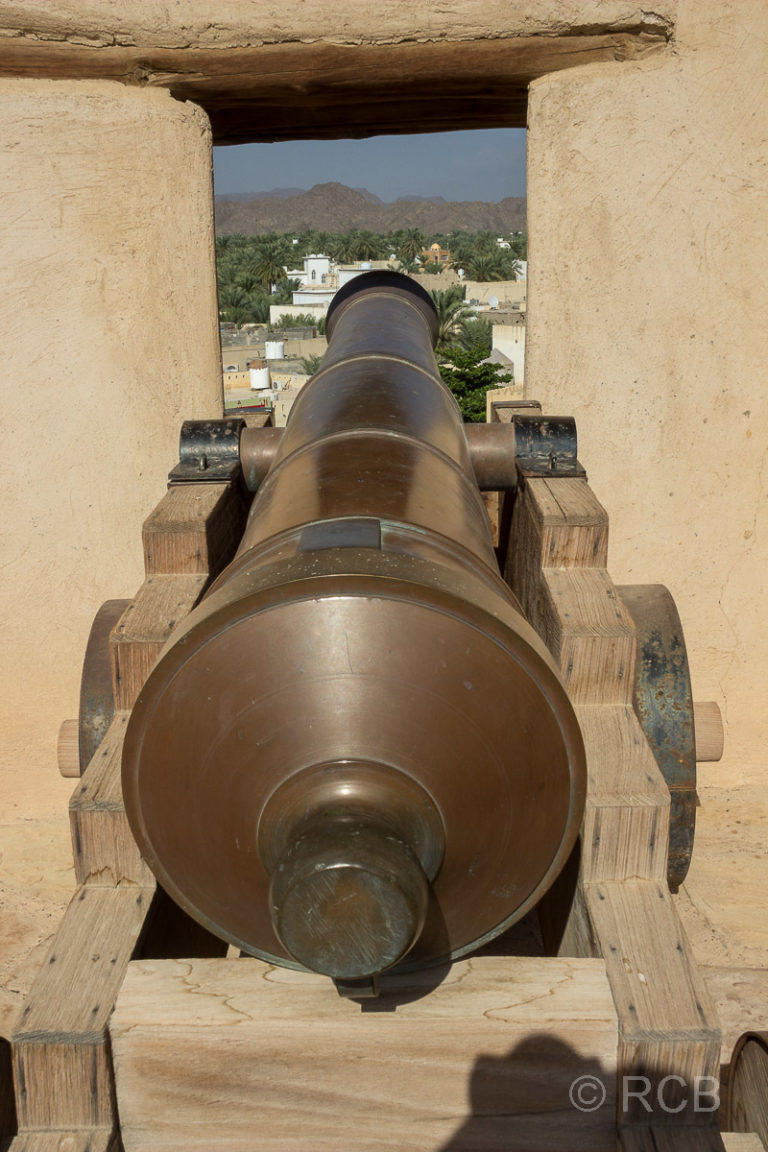 Kanone am Fort in Nizwa