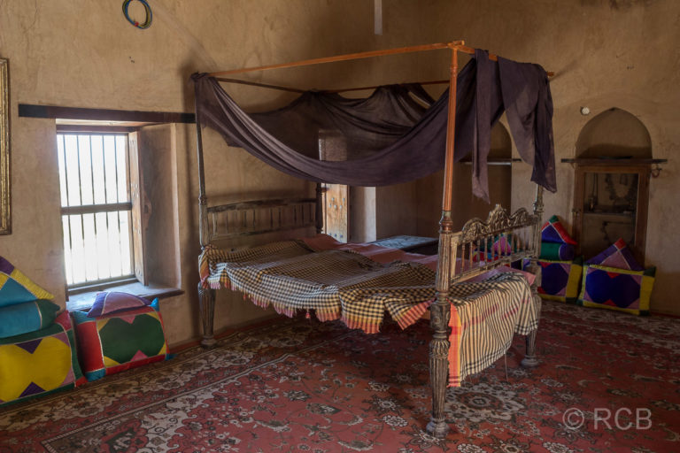 Schlafzimmer im Fort von Nakhl