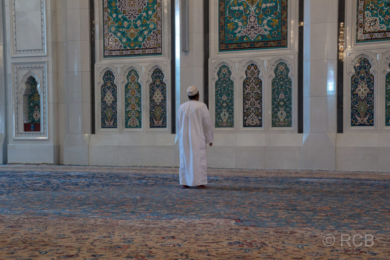 Sultan Qaboos-Moschee, im großen Gebetssaal