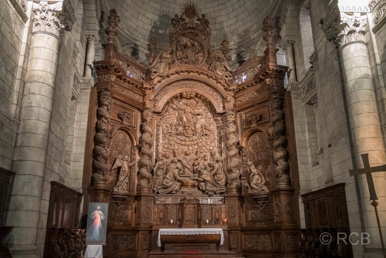 Périgueux, Kathedrale St. Front, barocker Altaraufsatz