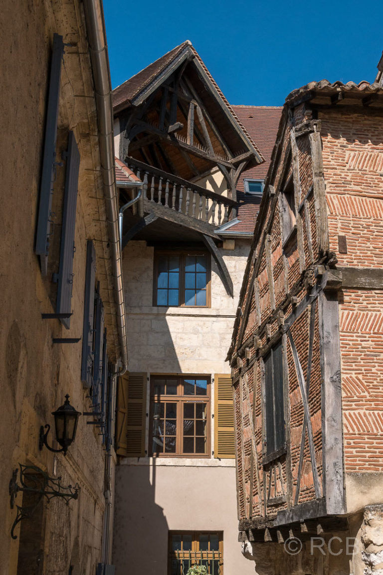 Bergerac, interessanter Balkon in der Rue du Château