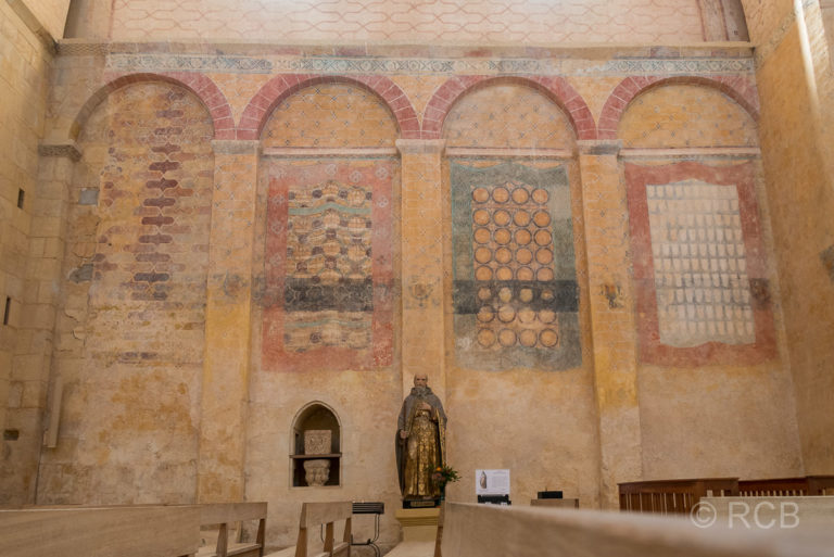 St. Avit-Sénieur, Fresken in der Abteikirche
