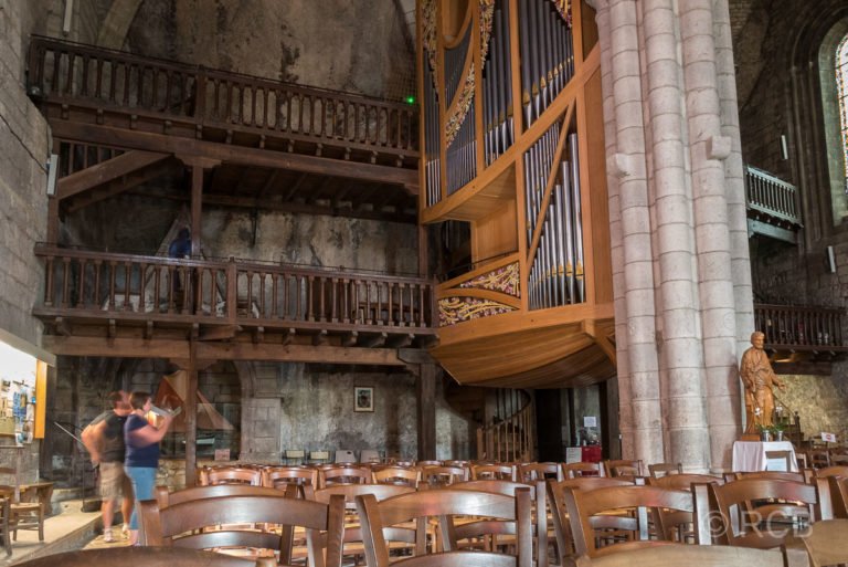 Rocamadour, Orgel in der Basilika St. Sauveur