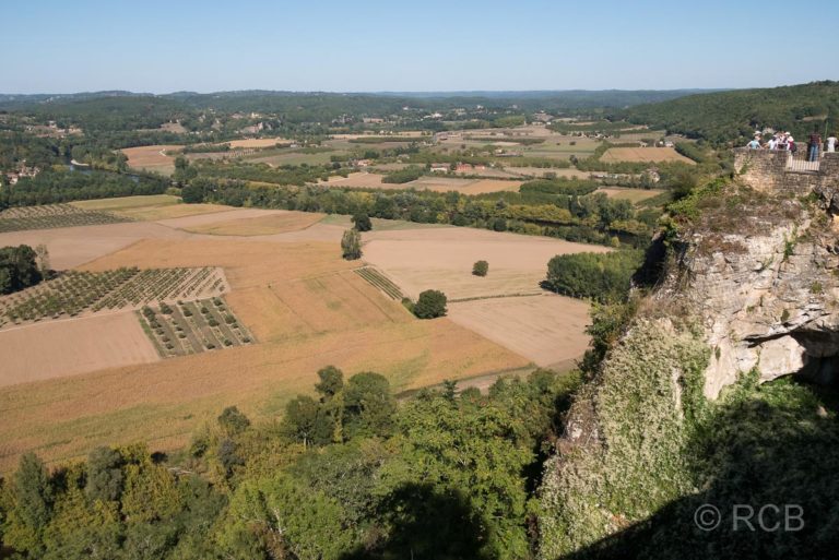 Belvédère de la Barre in Domme, hoch über der Dordogne